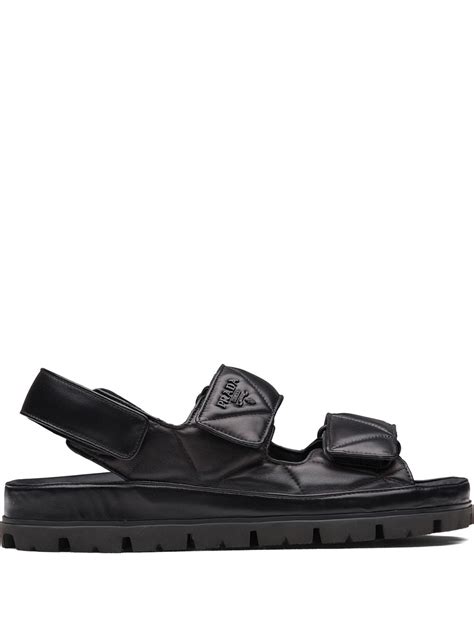 prada fuzzy sandals|farfetch Prada shoes.